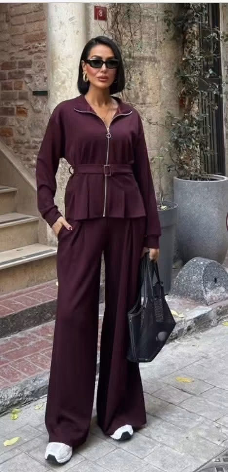 Ensemble bordeaux