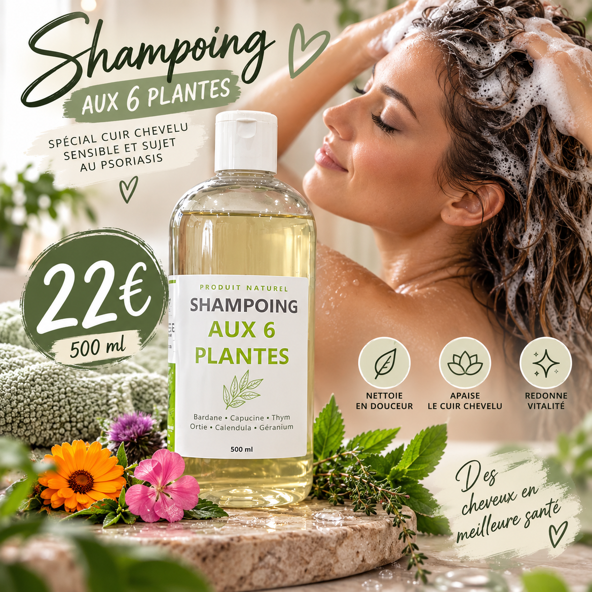 Shampoing psoriasis