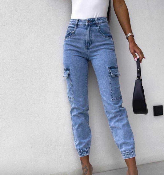Pantalon cargo jeans
