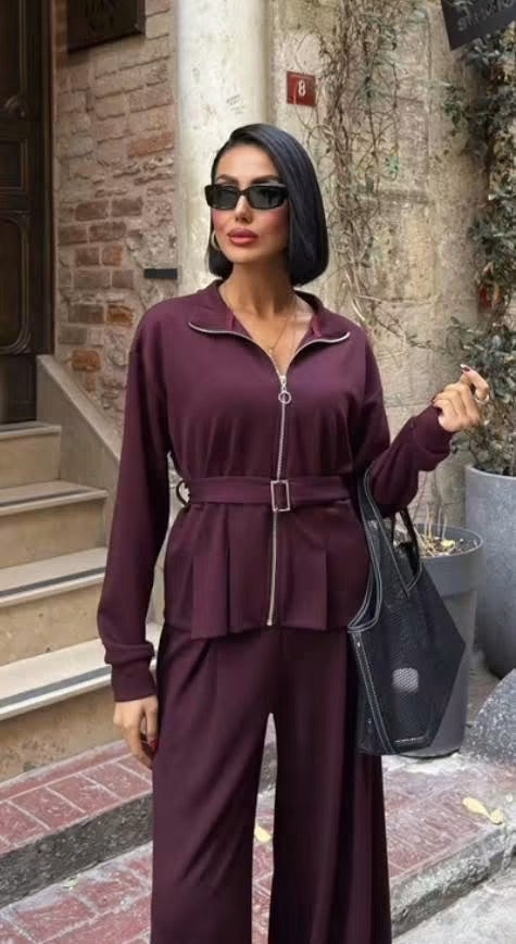 Ensemble bordeaux