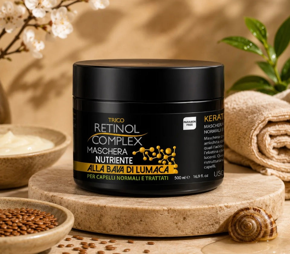 Masque cheveux bave escargot