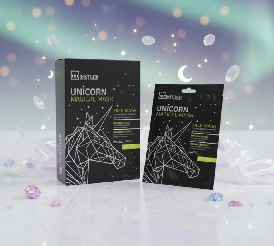 Masque visage licorne
